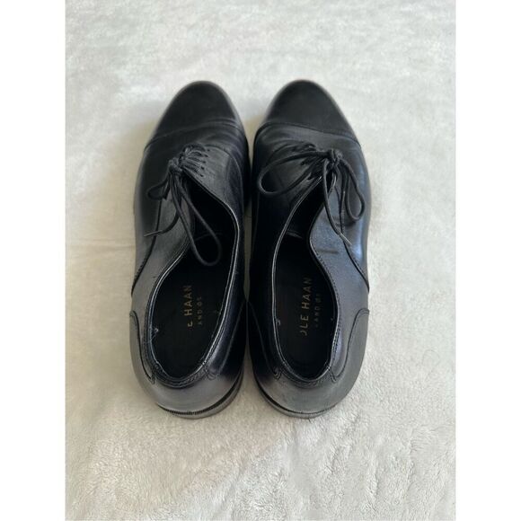 Men’s black leather dress shoe Cole Haan size 12 ￼￼ main image 5